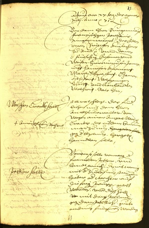 Civic Archives of Bozen-Bolzano - BOhisto Minutes of the council 1571 