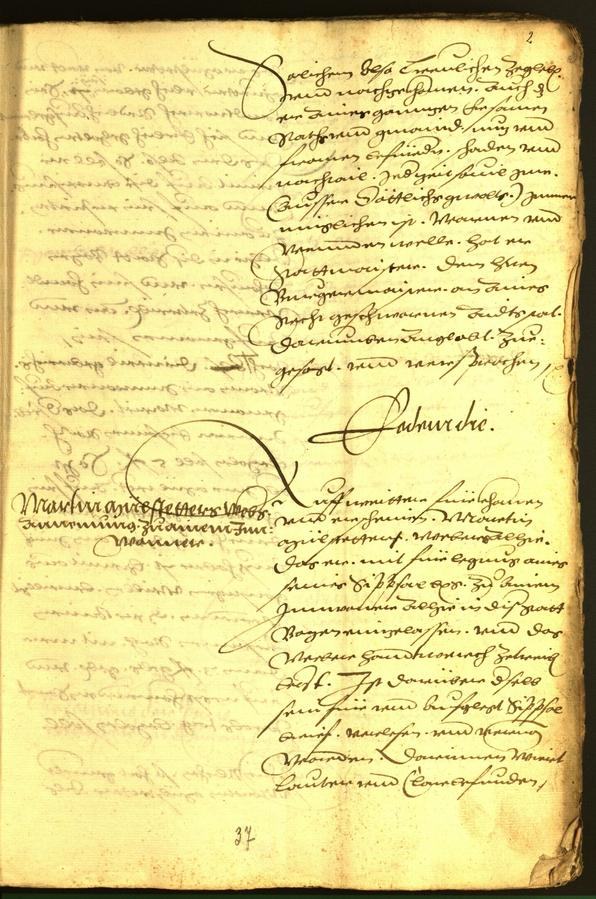 Stadtarchiv Bozen - BOhisto Ratsprotokoll 1571 