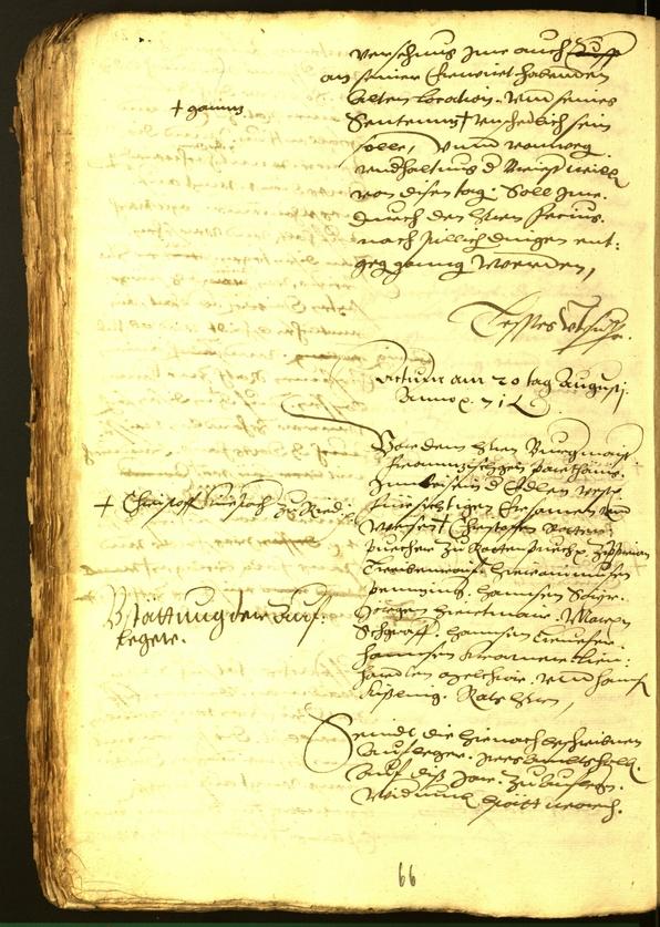 Civic Archives of Bozen-Bolzano - BOhisto Minutes of the council 1571 