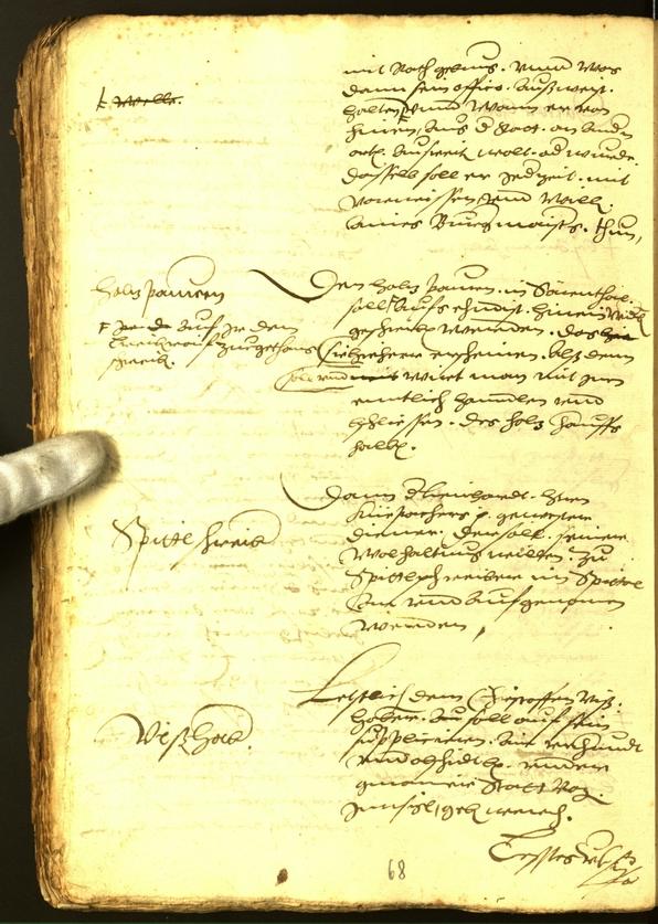 Archivio Storico della Città di Bolzano - BOhisto protocollo consiliare 1571 