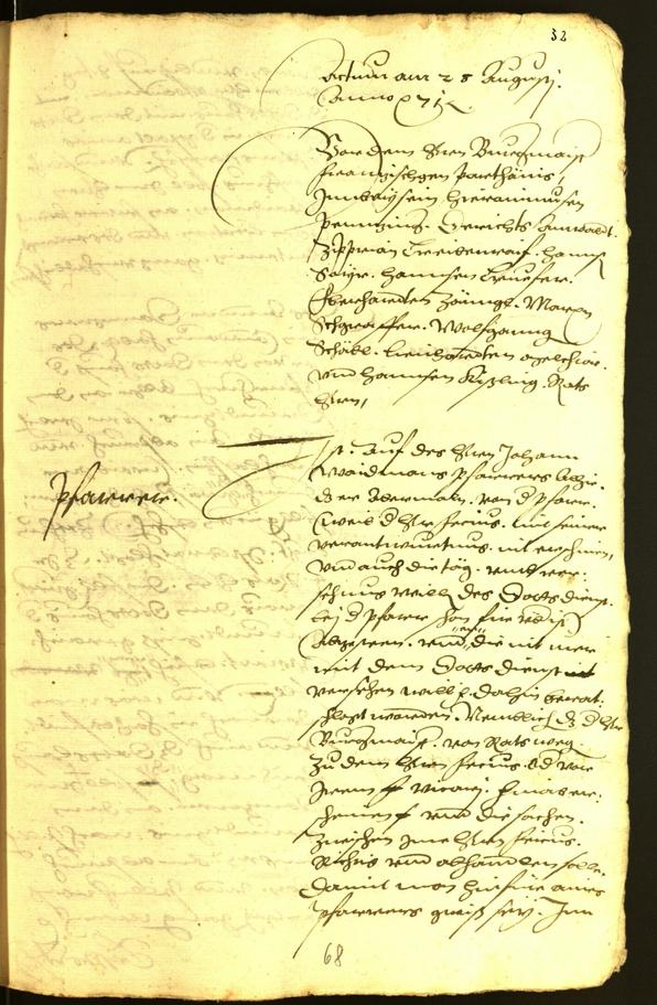 Civic Archives of Bozen-Bolzano - BOhisto Minutes of the council 1571 