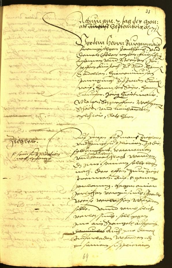 Civic Archives of Bozen-Bolzano - BOhisto Minutes of the council 1571 