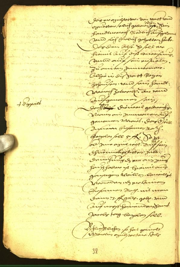 Stadtarchiv Bozen - BOhisto Ratsprotokoll 1571 
