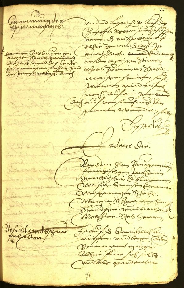 Civic Archives of Bozen-Bolzano - BOhisto Minutes of the council 1571 