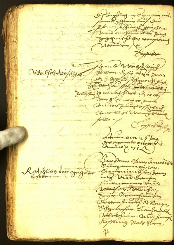 Civic Archives of Bozen-Bolzano - BOhisto Minutes of the council 1571 