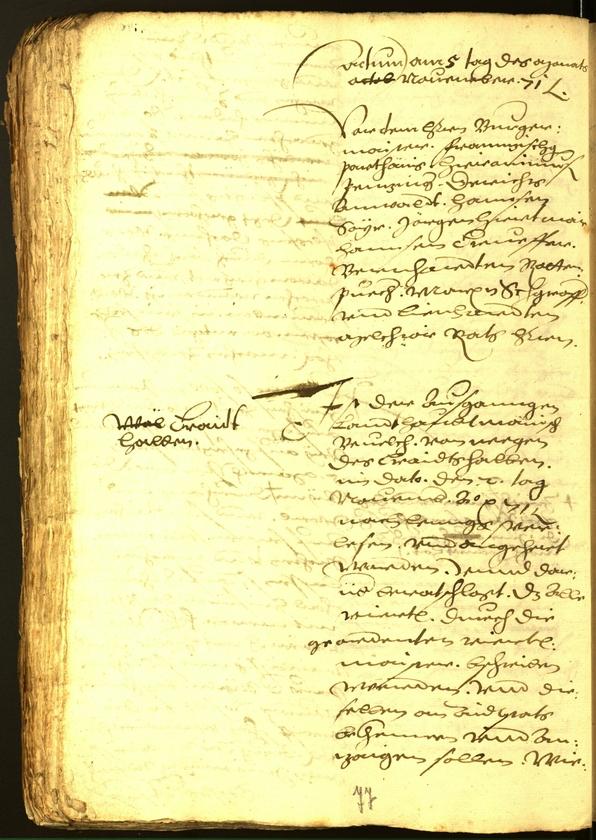 Archivio Storico della Città di Bolzano - BOhisto protocollo consiliare 1571 