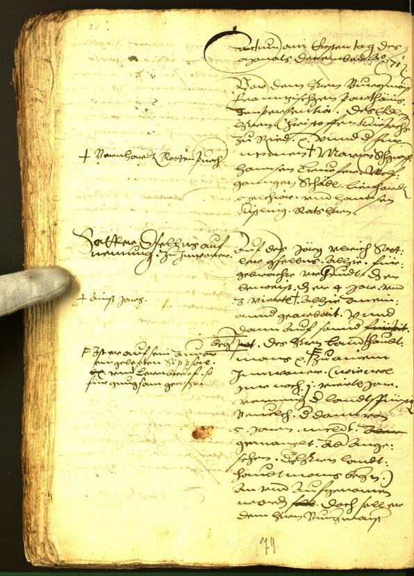 Civic Archives of Bozen-Bolzano - BOhisto Minutes of the council 1571 