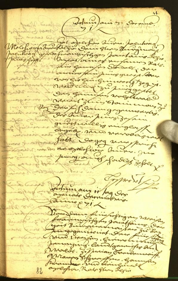 Civic Archives of Bozen-Bolzano - BOhisto Minutes of the council 1571 