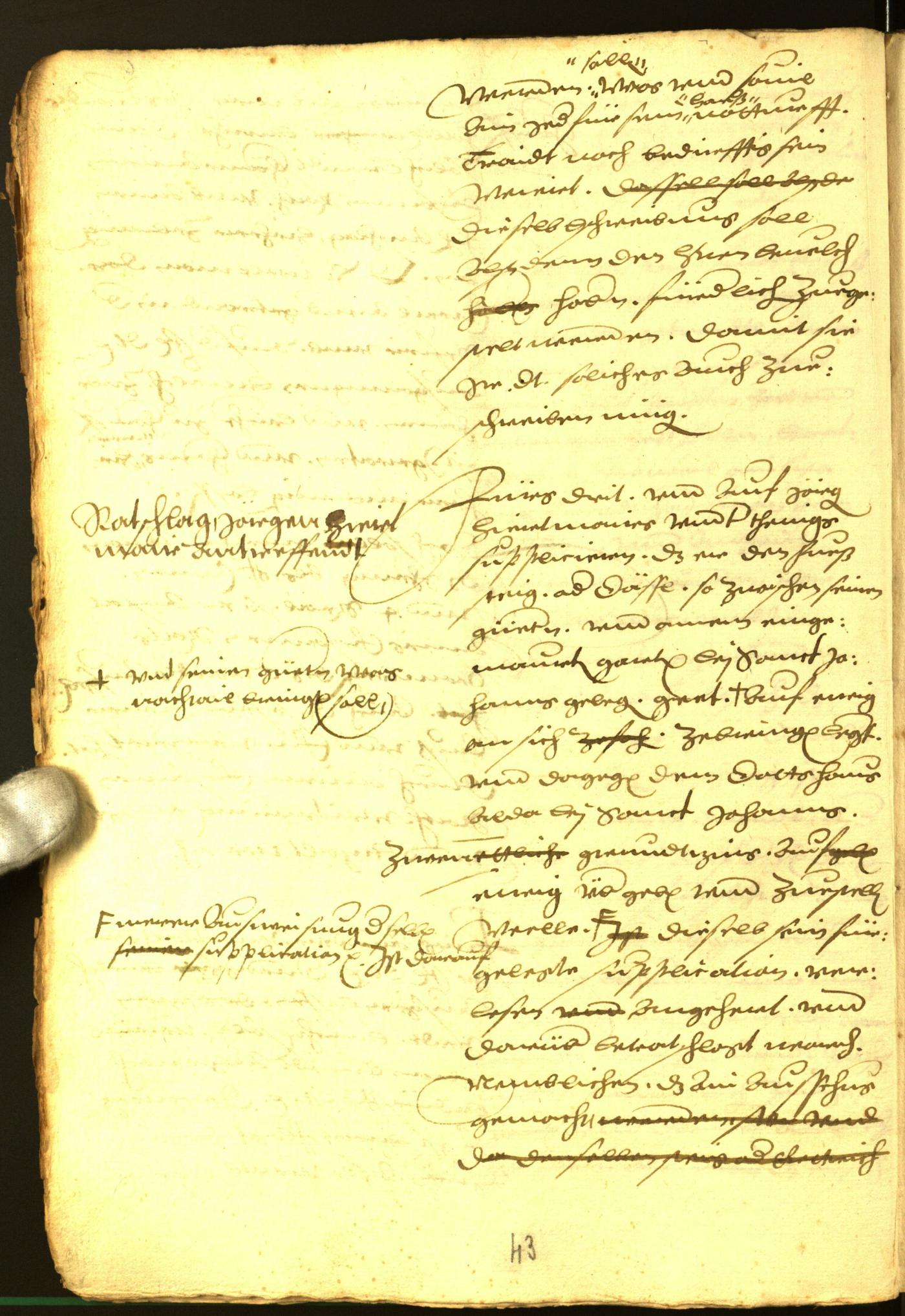 Archivio Storico della Città di Bolzano - BOhisto protocollo consiliare 1571 