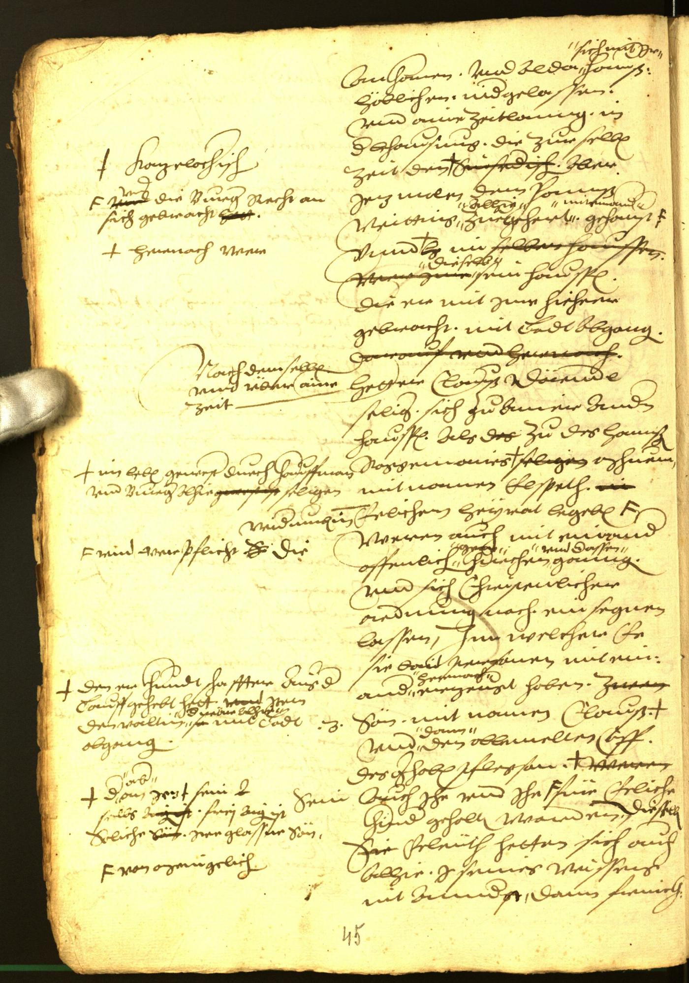 Stadtarchiv Bozen - BOhisto Ratsprotokoll 1571 