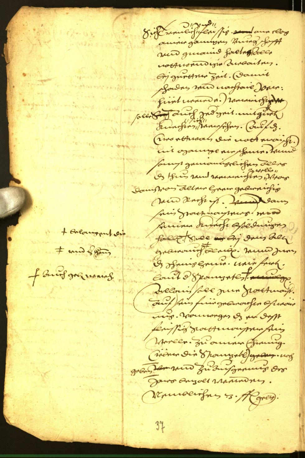 Civic Archives of Bozen-Bolzano - BOhisto Minutes of the council 1571 