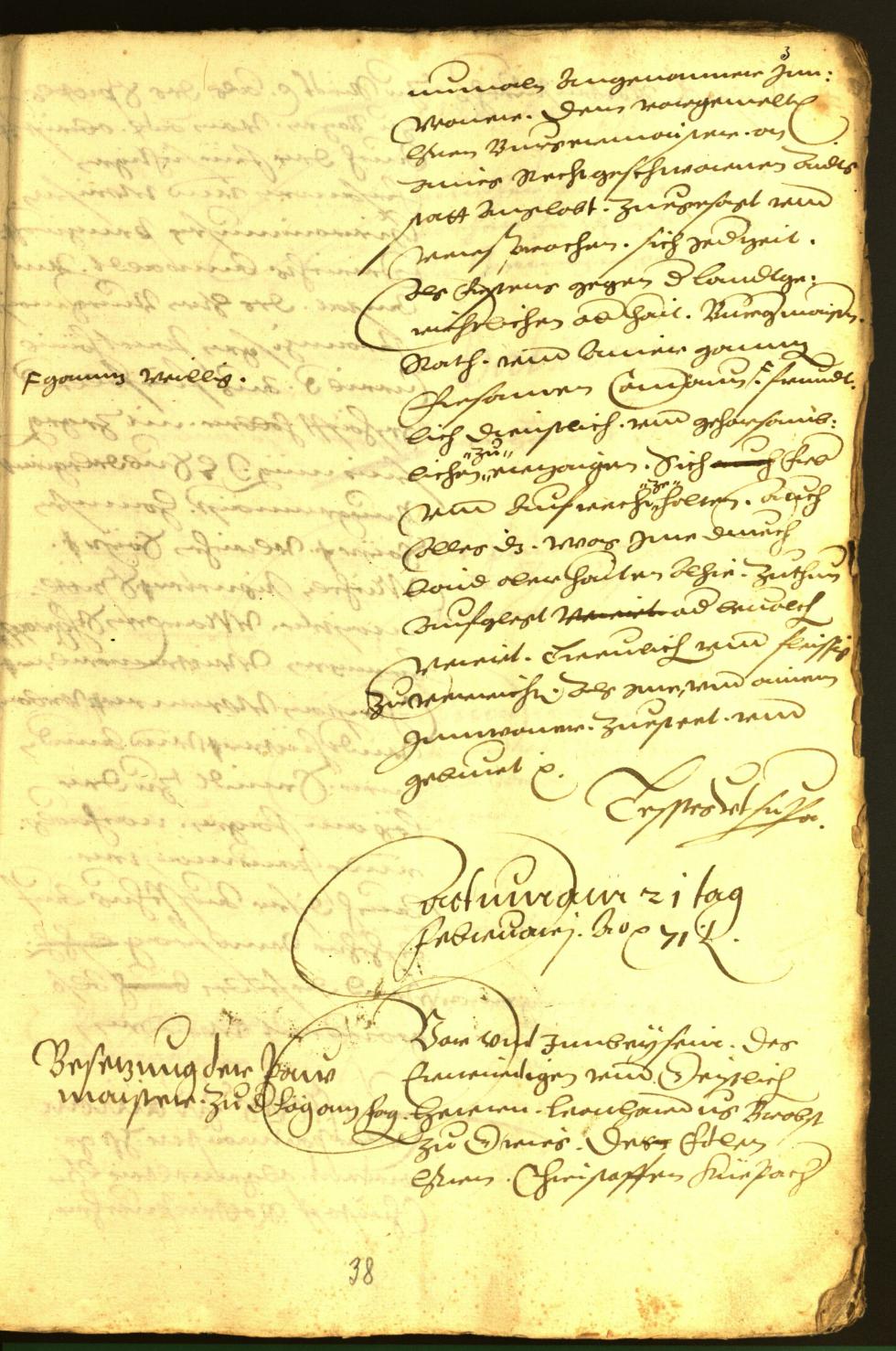 Civic Archives of Bozen-Bolzano - BOhisto Minutes of the council 1571 