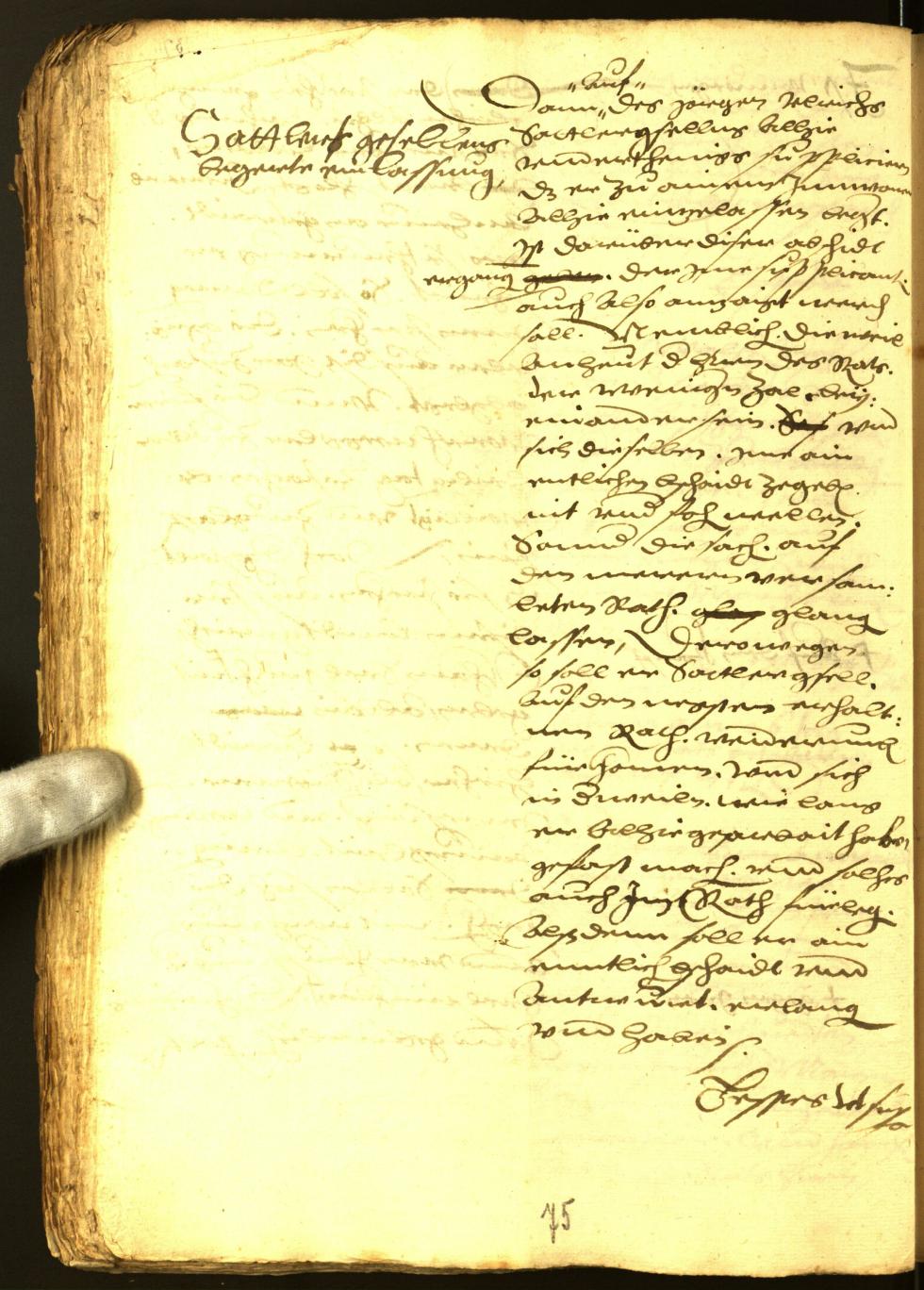 Archivio Storico della Città di Bolzano - BOhisto protocollo consiliare 1571 
