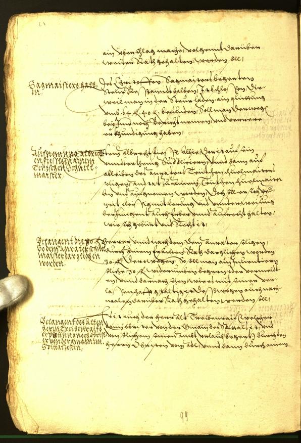 Civic Archives of Bozen-Bolzano - BOhisto Minutes of the council 1572 