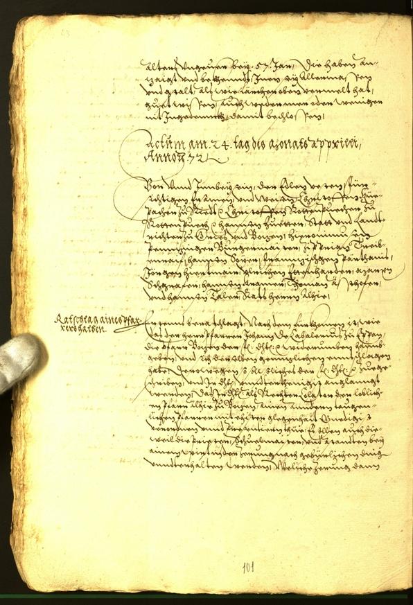 Civic Archives of Bozen-Bolzano - BOhisto Minutes of the council 1572 