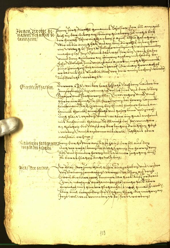 Civic Archives of Bozen-Bolzano - BOhisto Minutes of the council 1572 