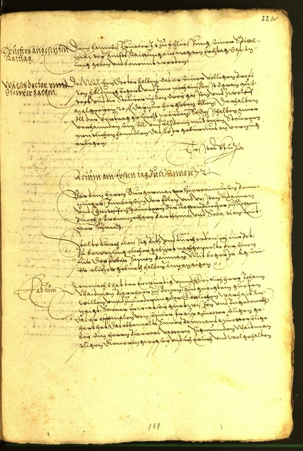 Civic Archives of Bozen-Bolzano - BOhisto Minutes of the council 1572 