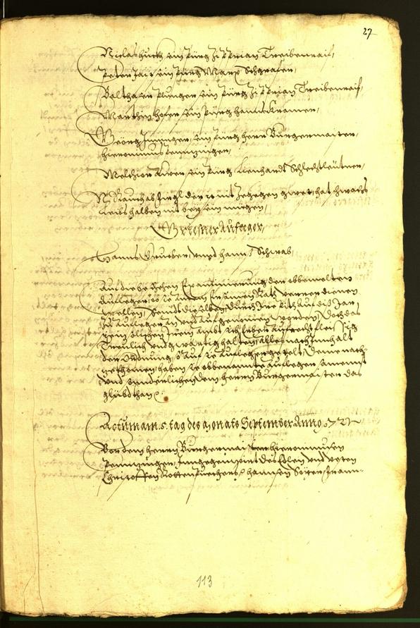 Civic Archives of Bozen-Bolzano - BOhisto Minutes of the council 1572 