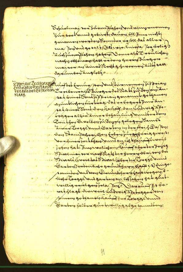 Civic Archives of Bozen-Bolzano - BOhisto Minutes of the council 1572 