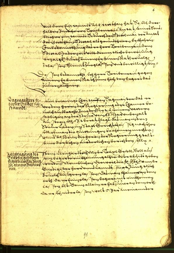 Stadtarchiv Bozen - BOhisto Ratsprotokoll 1572 