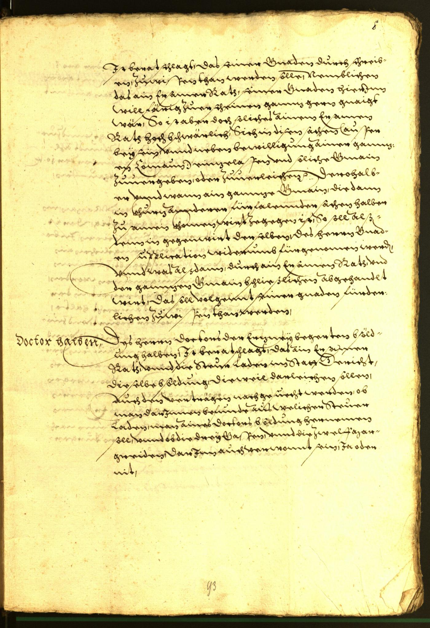 Stadtarchiv Bozen - BOhisto Ratsprotokoll 1572 