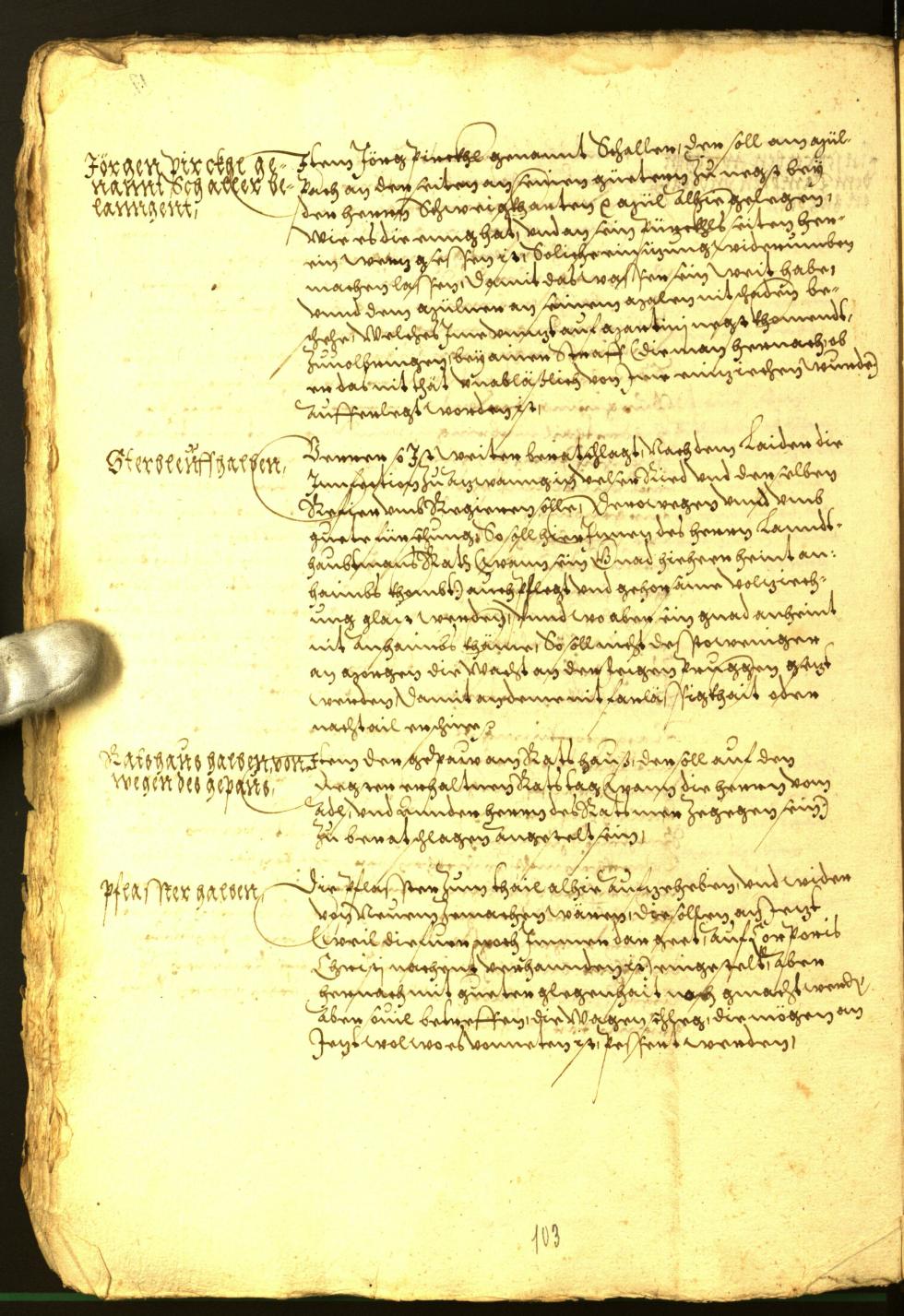 Civic Archives of Bozen-Bolzano - BOhisto Minutes of the council 1572 