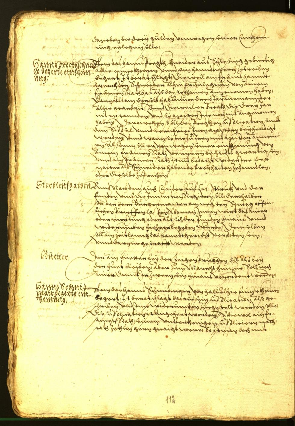 Civic Archives of Bozen-Bolzano - BOhisto Minutes of the council 1572 