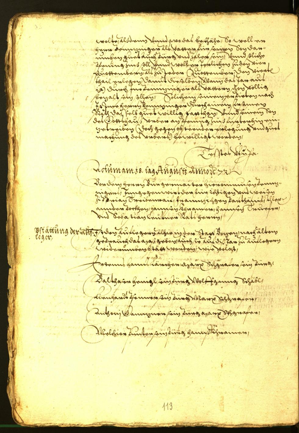 Civic Archives of Bozen-Bolzano - BOhisto Minutes of the council 1572 