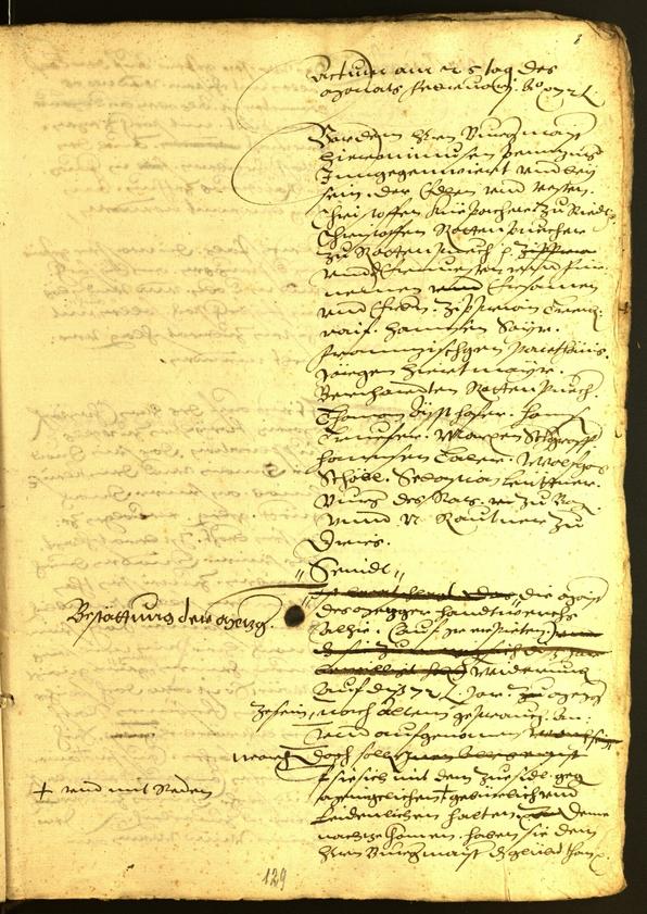 Stadtarchiv Bozen - BOhisto Ratsprotokoll 1572 