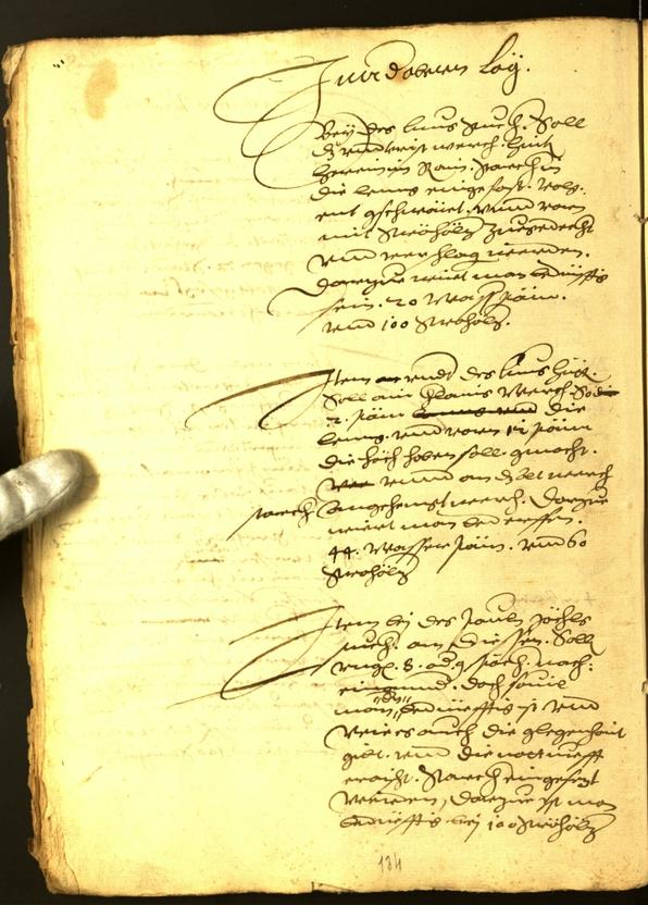 Stadtarchiv Bozen - BOhisto Ratsprotokoll 1572 