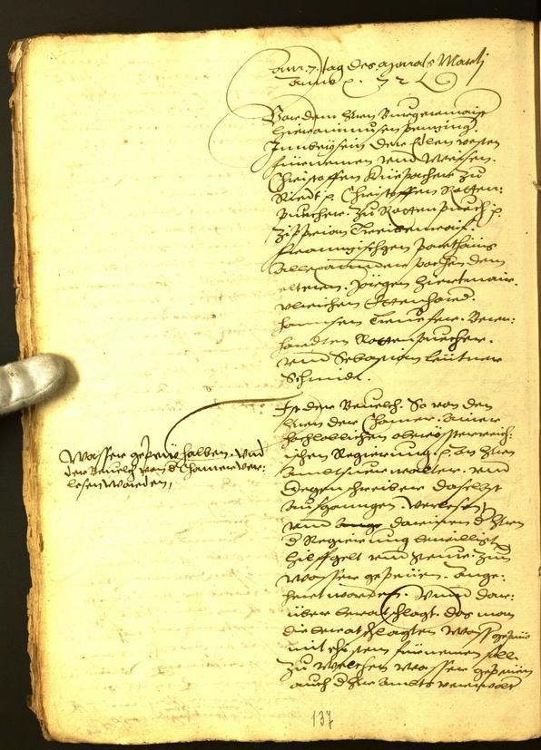 Stadtarchiv Bozen - BOhisto Ratsprotokoll 1572 