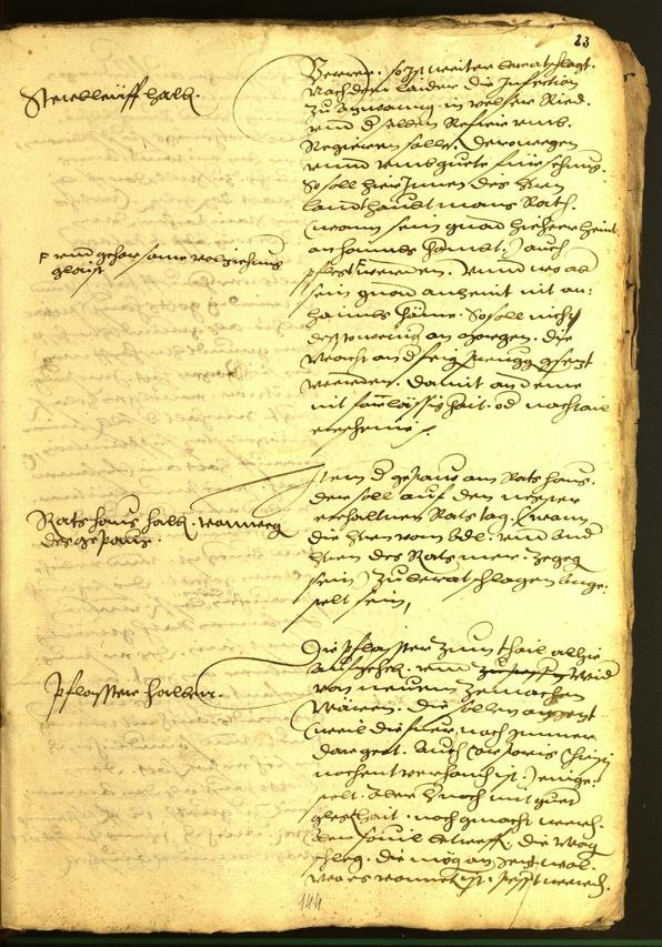 Civic Archives of Bozen-Bolzano - BOhisto Minutes of the council 1572 