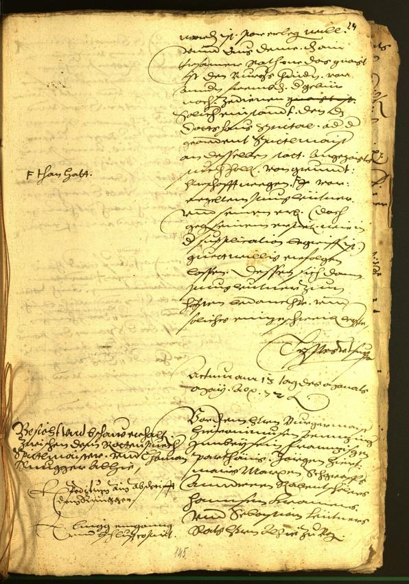 Civic Archives of Bozen-Bolzano - BOhisto Minutes of the council 1572 