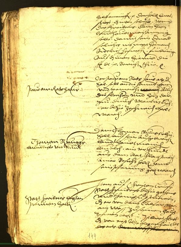 Stadtarchiv Bozen - BOhisto Ratsprotokoll 1572 