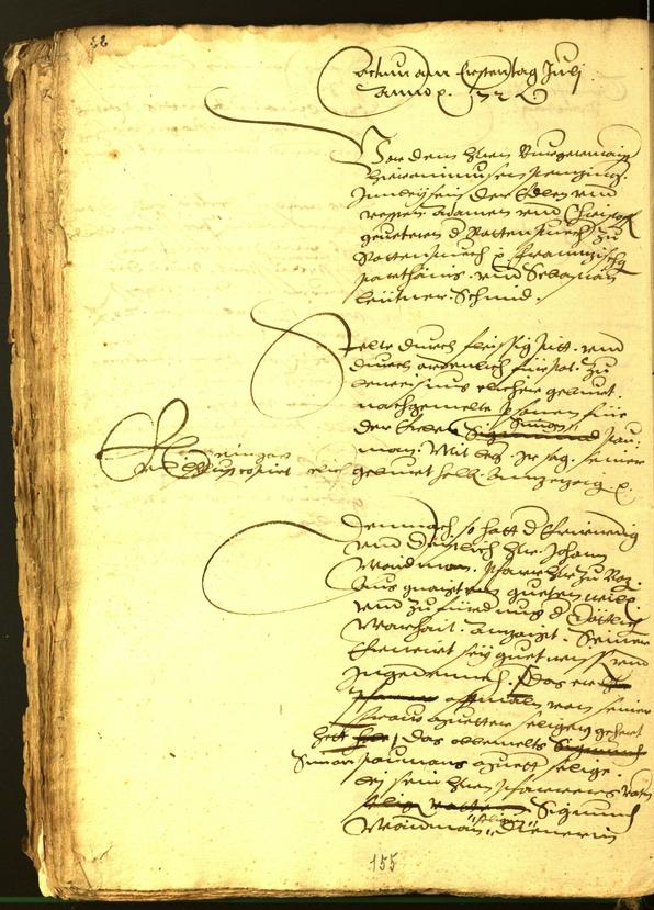 Stadtarchiv Bozen - BOhisto Ratsprotokoll 1572 