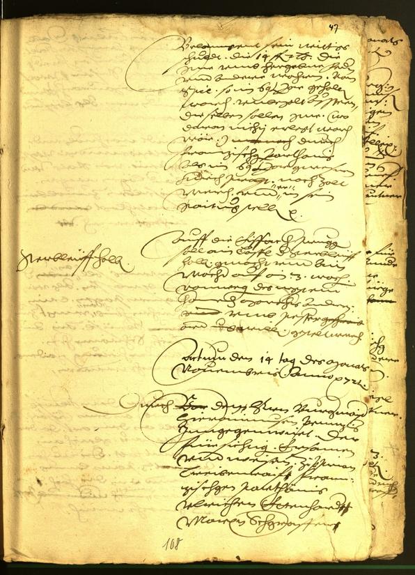 Civic Archives of Bozen-Bolzano - BOhisto Minutes of the council 1572 