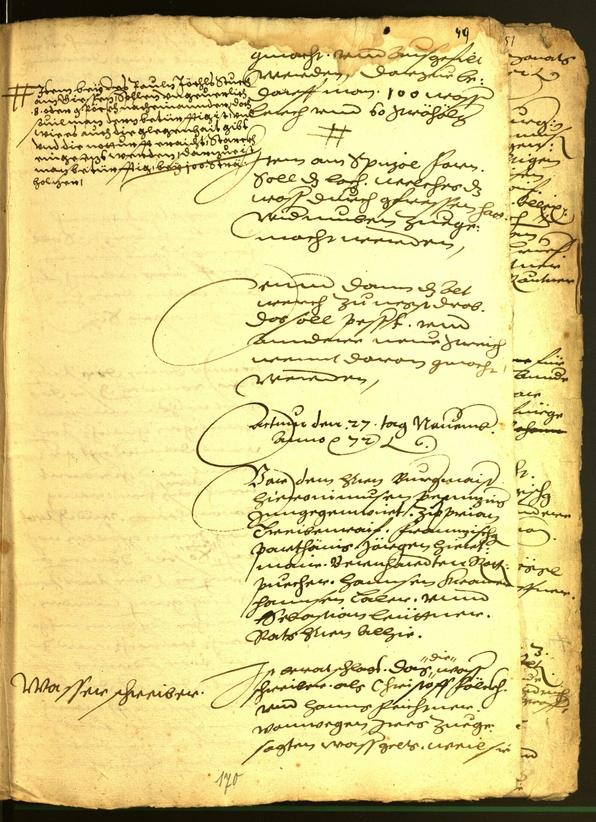 Civic Archives of Bozen-Bolzano - BOhisto Minutes of the council 1572 