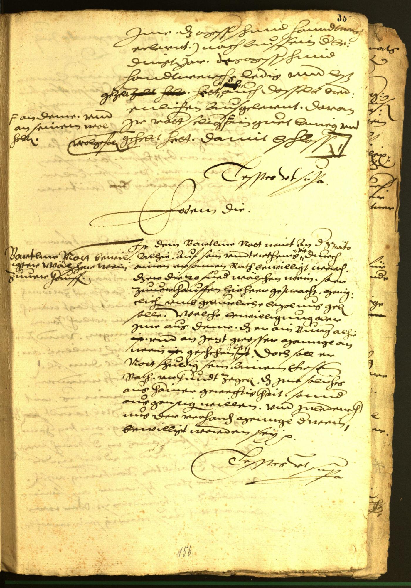 Stadtarchiv Bozen - BOhisto Ratsprotokoll 1572 