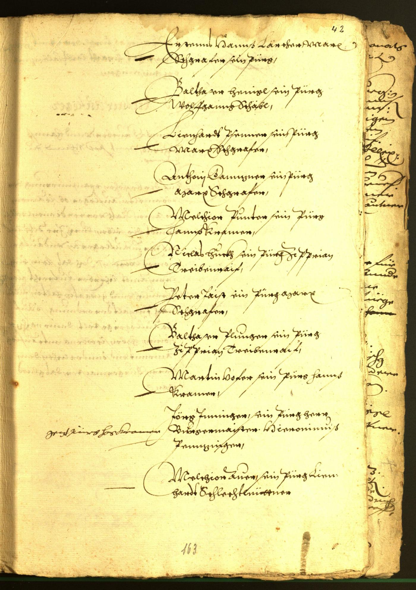 Stadtarchiv Bozen - BOhisto Ratsprotokoll 1572 