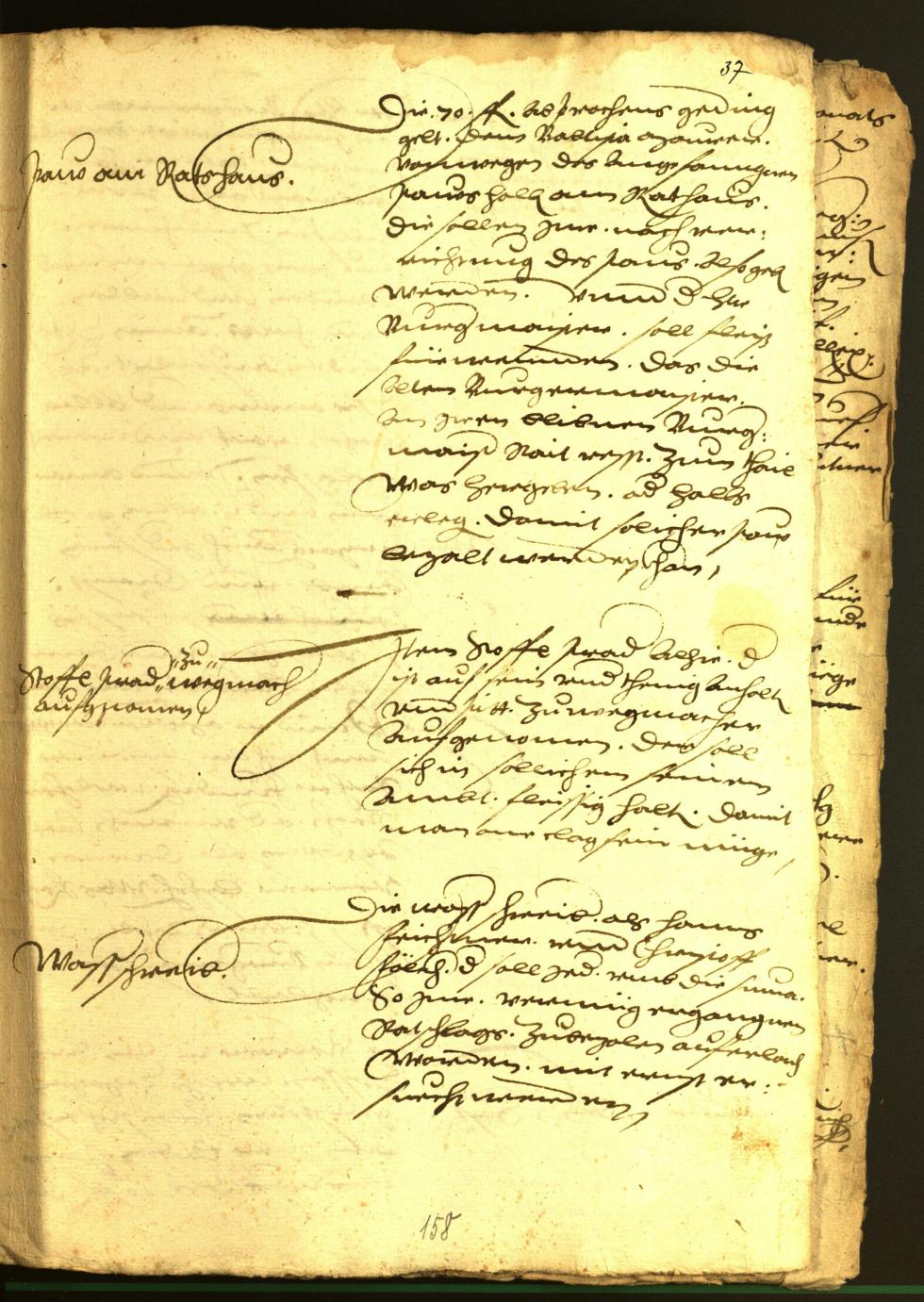 Civic Archives of Bozen-Bolzano - BOhisto Minutes of the council 1572 