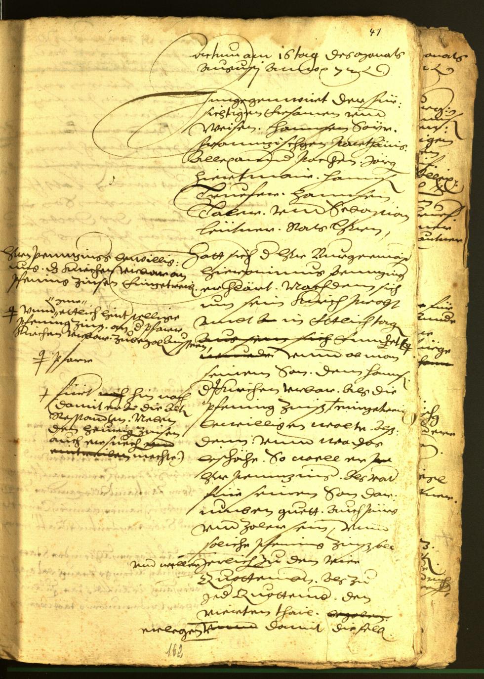 Civic Archives of Bozen-Bolzano - BOhisto Minutes of the council 1572 