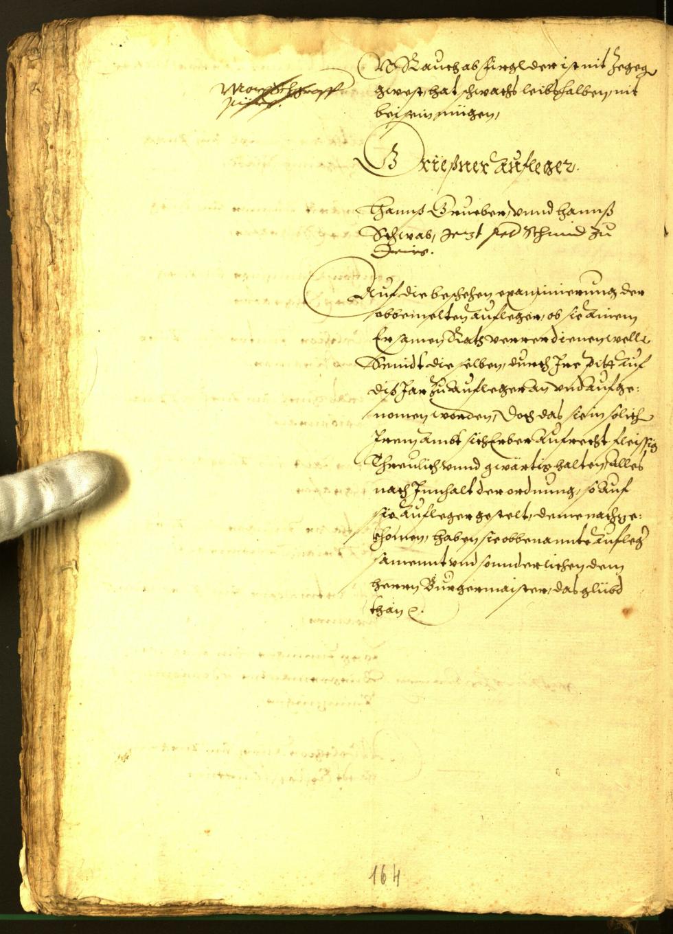 Civic Archives of Bozen-Bolzano - BOhisto Minutes of the council 1572 