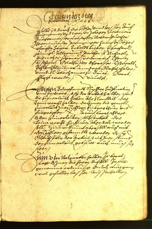 Stadtarchiv Bozen - BOhisto Ratsprotokoll 1568/69 