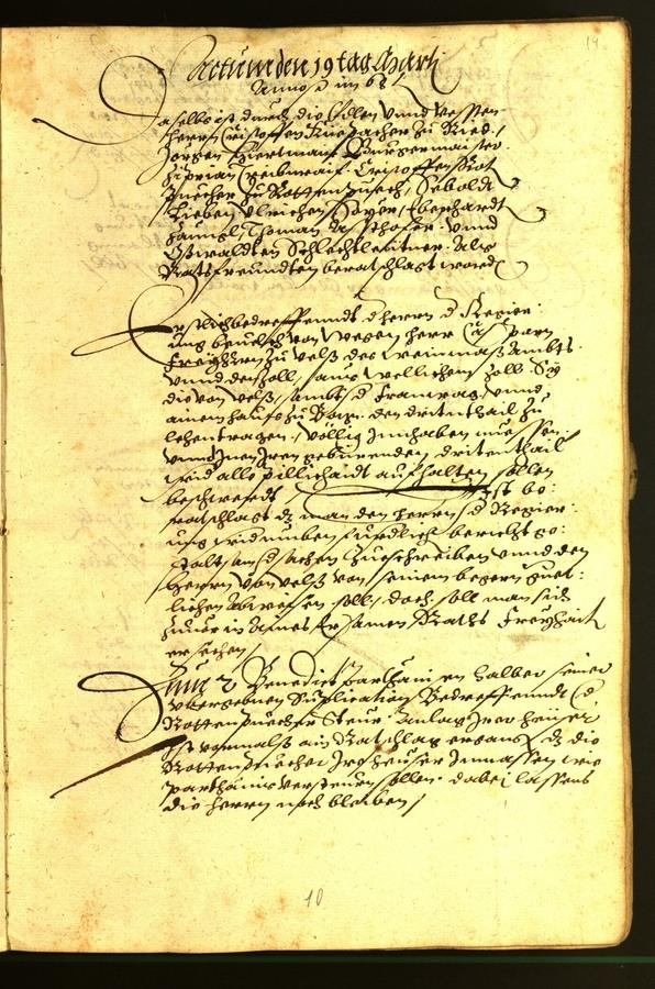 Stadtarchiv Bozen - BOhisto Ratsprotokoll 1568/69 
