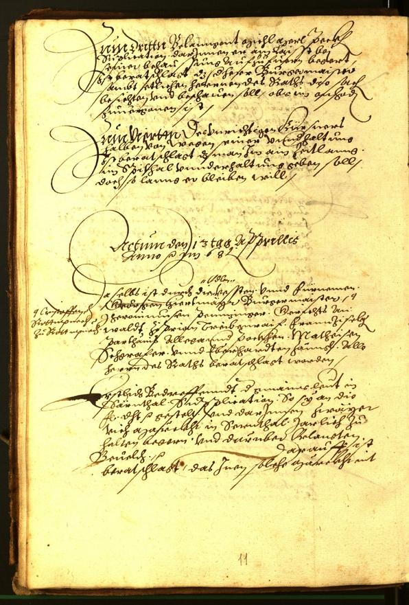 Stadtarchiv Bozen - BOhisto Ratsprotokoll 1568/69 