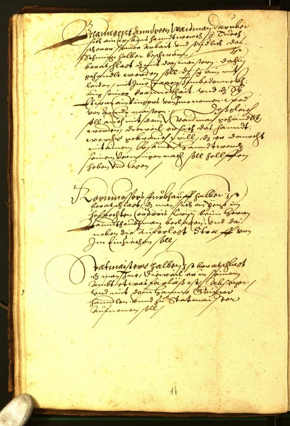 Stadtarchiv Bozen - BOhisto Ratsprotokoll 1568/69 