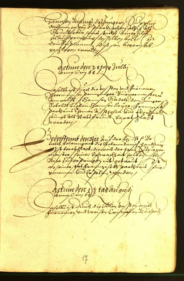 Archivio Storico della Città di Bolzano - BOhisto protocollo consiliare 1568/69 