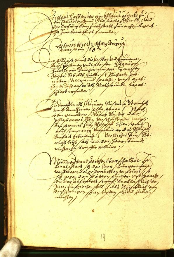 Archivio Storico della Città di Bolzano - BOhisto protocollo consiliare 1568/69 