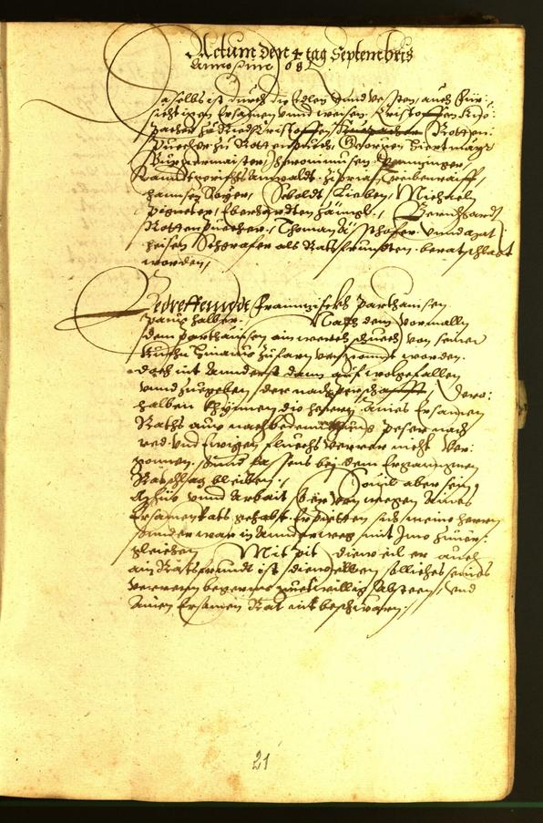 Archivio Storico della Città di Bolzano - BOhisto protocollo consiliare 1568/69 
