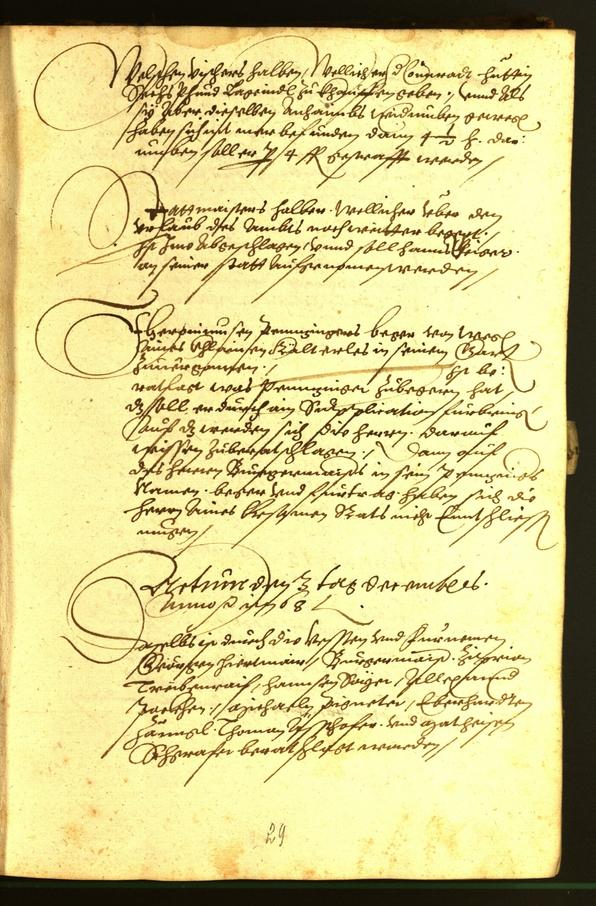 Stadtarchiv Bozen - BOhisto Ratsprotokoll 1568/69 